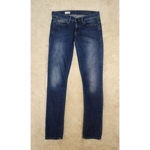 Gap 1969 Always Skinny Low Rise Jeans Womens Size 27 Dark Wash Blue Denim Pants